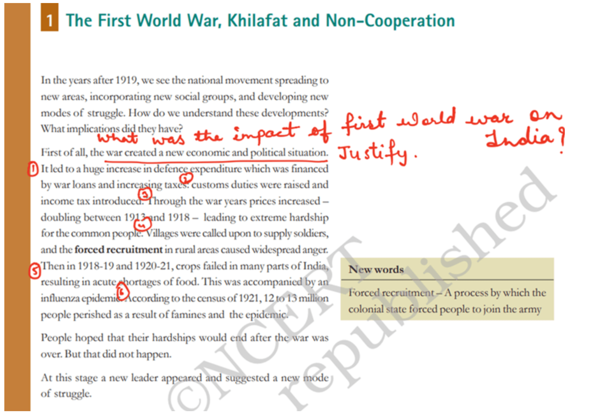 Annotated Book Page Example